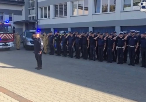 Hołd dla policjanta, który zginął na służbie. W Tychach rozległy się syreny