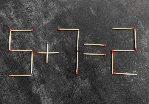Łamigłówka matematyczna dla bystrzaków. Trzeba przełożyć zapałkę w mniej niż 15 sekund