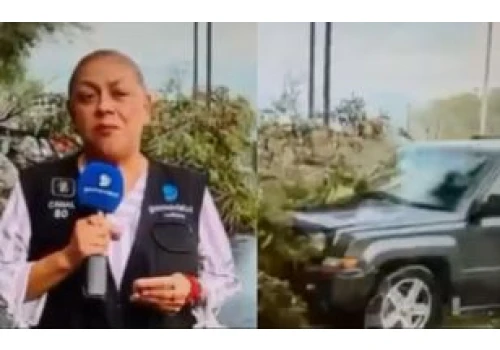 Wstrząsające nagranie z Meksyku. Samochód potrącił reporterkę na żywo