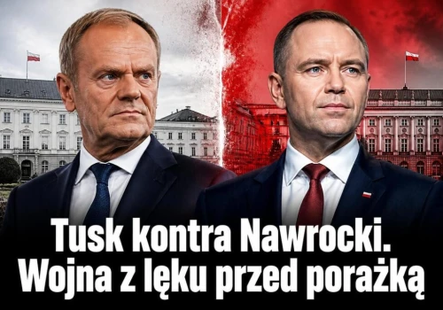 Tusk kontra Nawrocki. Wojna z lęku przed porażką