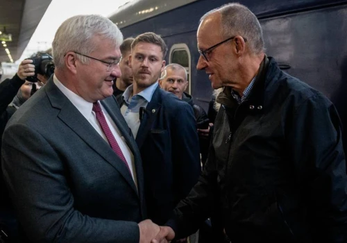 Rosyjskie groźby mu niestraszne. Niespodziewana wizyta w Kijowie