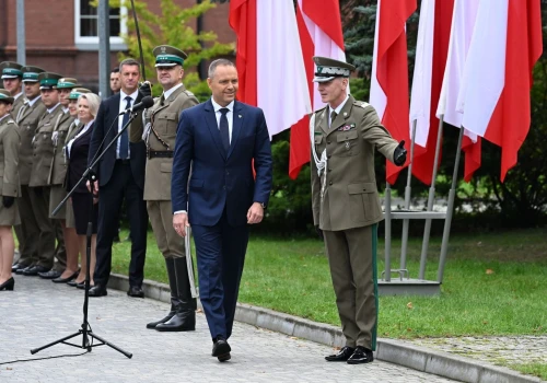 Prezydent spotkał się ze studentami Wyższej Szkoły Straży Granicznej w Koszalinie