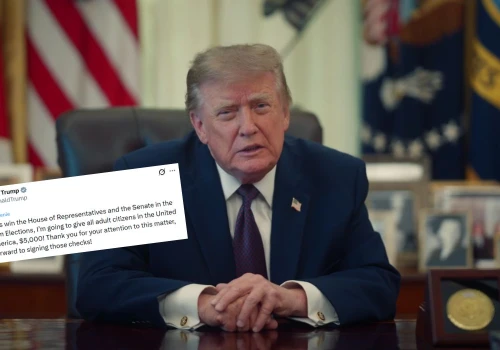 Trump potwierdził, że każdy dorosły Amerykanin dostanie 5000 dolarów, jeżeli jego partia wygra