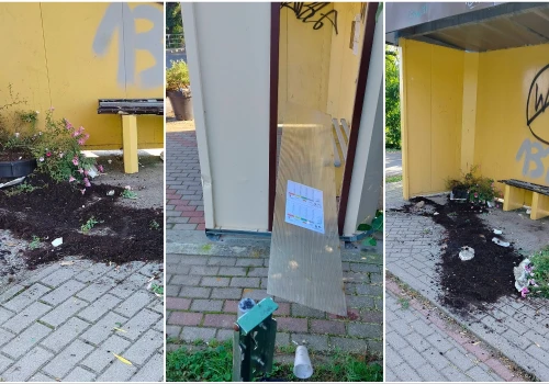 Zdewastowali przystanki autobusowe. Jest apel o pomoc w ustaleniu sprawców