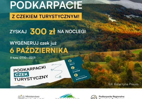 300 zł na wypoczynek na Podkarpaciu. 6 października rusza II tura czeków turystycznych