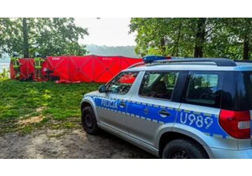 Tragedia nad jeziorem Zaleskim w Złotowie. Nie żyje 57-letni wędkarz