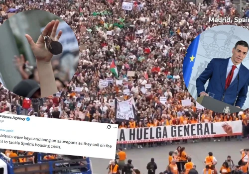 Hiszpania: protesty zrobiły się jeszcze bardziej masowe, ludzie chcą tańszych mieszkań albo upadku rządu