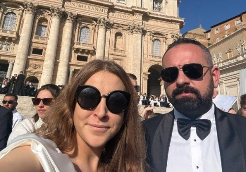 Po ślubie pojechali do Papieża. „Obiecałem to żonie”