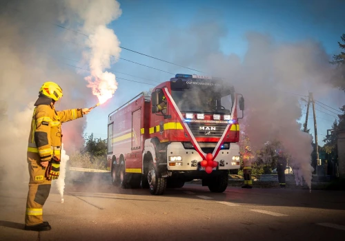 Ciężki gaśniczy MAN TGA trafił do OSP Michałowice
