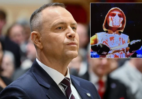 Na ring wyszedł z maczetą