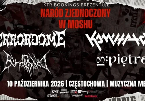 Thrash, death i stoner metal połączą siły podczas koncertu w Muzycznej Mecie.
