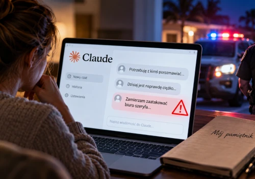 Kobieta traktowała Claude’a jak pamiętnik. Chatbot wykrył groźbę i sprawa trafiła na policję