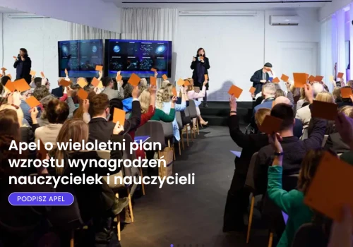 „Obietnic należy dotrzymywać”. SOS dla Edukacji apeluje do rządu o przyjęcie wieloletniego planu wzrostu wynagrodzeń nauczycielek i nauczycieli