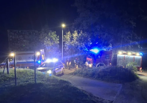 Wypadek motocyklisty w Cisownicy. Śmigłowiec LPR zawrócił