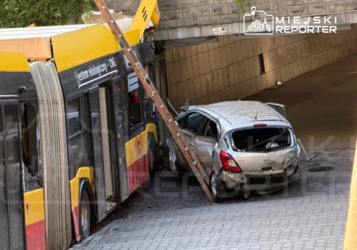 Kierowca autobusu z zarzutami po wypadku na Ochocie