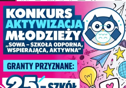 Szkolny projekt SOWA. Do wygrania łączna suma 400 tysięcy złotych