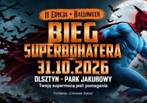 Pobiegną w pelerynach i maskach, by spełniać marzenia dzieci. II Bieg Superbohatera wraca do Olsztyna!