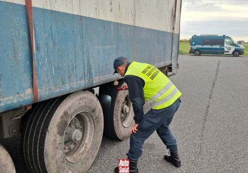 Jesienne żniwa ITD: z jednego tira wyciekały śmieci, drugi nielegalnie wiózł świnie