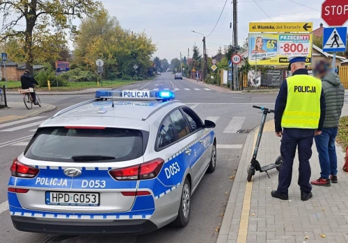 41 wypadków z udziałem hulajnóg na Lubelszczyźnie. Policja prowadzi wzmożone kontrole