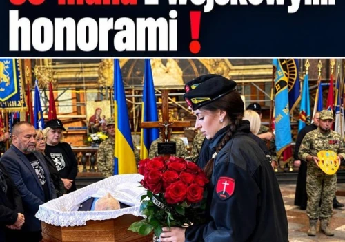 Ukraina: pogrzeb SS-mana z wojskowymi honorami!