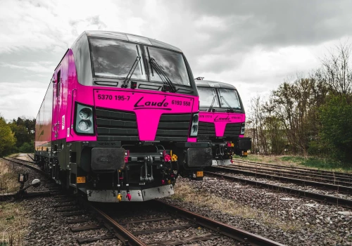 Różowe Vectrony Laude Smart Intermodal wjechały do Holandii