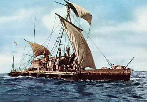 101 dni na tratwie przez Pacyfik. Spektakularna wyprawa Kon-Tiki