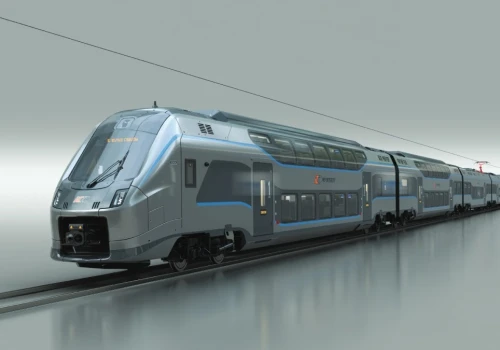 Czekają sobie na Pendolino, a tu podjeżdża piętrus. Miny pasażerów bezcenne