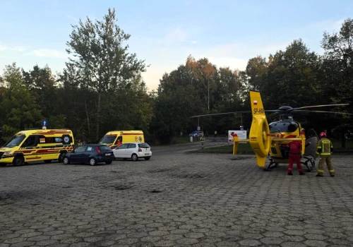 LPR w Rydułtowach. Dziecko spadło z balkonu na 5. piętrze