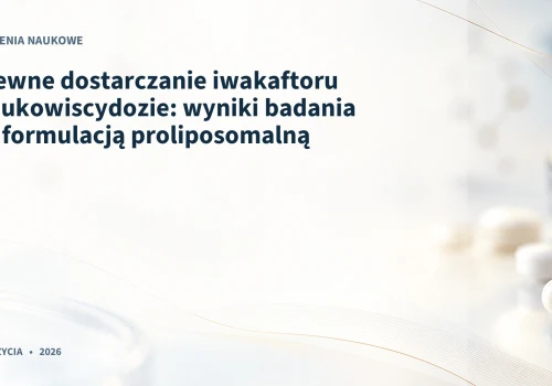Wziewne dostarczanie iwakaftoru w mukowiscydozie: wyniki badania nad formulacją proliposomalną