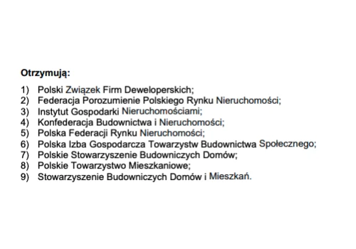 Ministerstwo udostępniło format danych, który nie zawiera nawet nazwy inwestycji