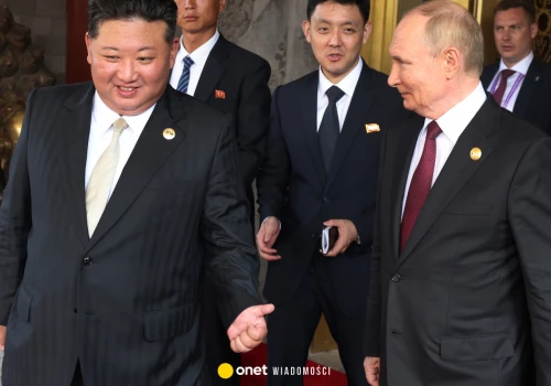 Kim Dzong Un złożył życzenia Władimirowi Putinowi. Wspomniał o 