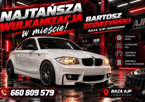 Wymień opony z 10% rabatem – przygotuj auto na sezon z Wulkanizacja Bartosz Zgórzyński