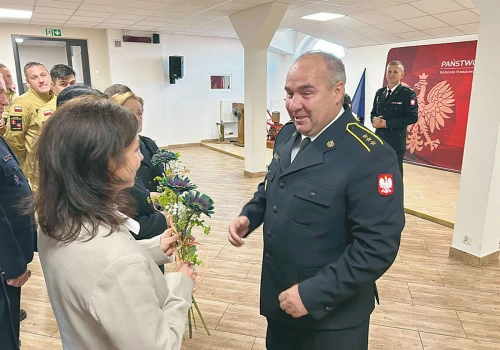 Pożegnanie zasłużonego strażaka