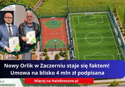 Nowy Orlik w Zaczerniu staje się faktem! Umowa na blisko 4 mln zł podpisana