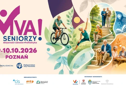 Już w najbliższy piątek i sobotę przyjedź na targi Viva Seniorzy! Będzie dużo o zdrowiu, profilaktyce, dobrostanie i relacjach społecznych. I sporo zabawy!