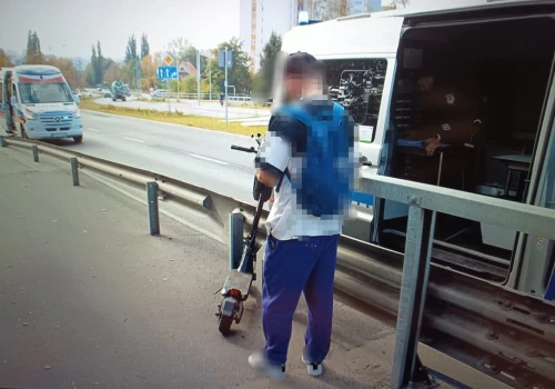 Zielona Góra. Gigantyczny mandat dla kierującego hulajnogą