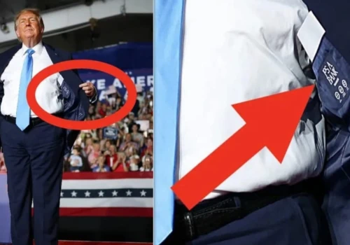 Donald Trump przyłapany! Nosi garnitur, na który stać Kowalskiego