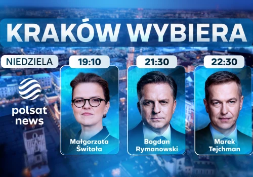 Dwa exit polle, komentarze czołowych dziennikarzy Polsat News. Wielki finał bitwy o Kraków