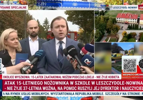 Atak nożownika w szkole - nie żyje woźna. W piątek na terenie gminy lekcje się nie odbędą