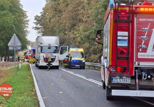 Wypadek na DK10. Droga między Stargardem a Reczem zablokowana