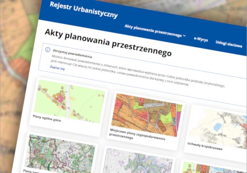 MRiT o Rejestrze Urbanistycznym po przeszło trzech miesiącach funkcjonowania