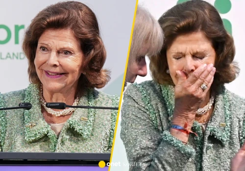 Nie tak miało być. Królowa Sylwia upuściła nagrodę na stopę laureatki