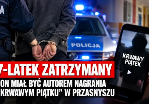 17-latek zatrzymany w Przasnyszu. To on miał być autorem nagrania o „krwawym piątku”