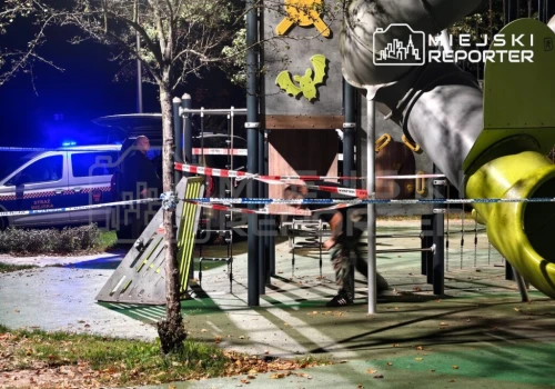 14-latka spadła z konstrukcji na placu zabaw. Nieprzytomna, śmigłowcem trafiła do szpitala
