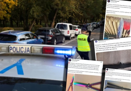 Grozili pozbawieniem życia i atakami z użyciem maczet i noży. Policja ujawnia, co znaleziono przy nieletnich