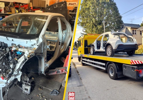 Tak wygląda dziupla złodziei aut. Policjanci z Wołomina złapali ich na gorącym uczynku