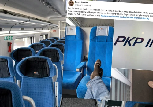 Aktor opublikował zdjęcia z pociągu. I się zaczęło. 