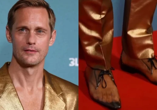 Alexander Skarsgard szokuje butami. Ekspertka zwraca uwagę na jedno. 