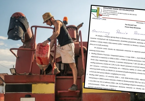 Paliwo dla Ukrainy po niecałe 3 zł za litr? Rolnicy piszą do premiera i chcą wyjaśnień