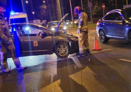 Kolejne zderzenie aut na ul. Diamentowej w Lublinie. Drugie dziś w tym samym miejscu
